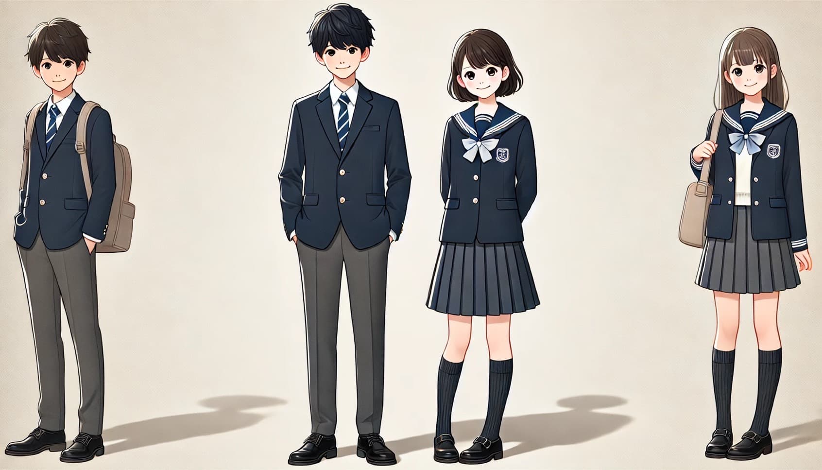 日本的公立中學制服,量身訂做超有型!